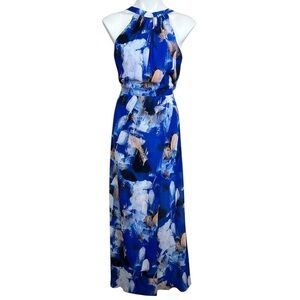 reiss bailey plunge neck maxi dress Rent Reiss Navy Dress UK 8